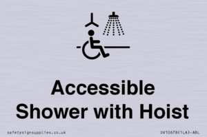 Accessible Shower with Hoist